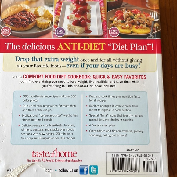 Taste of Home Comfort Food Diet Cookbook - Picture 2 of 6